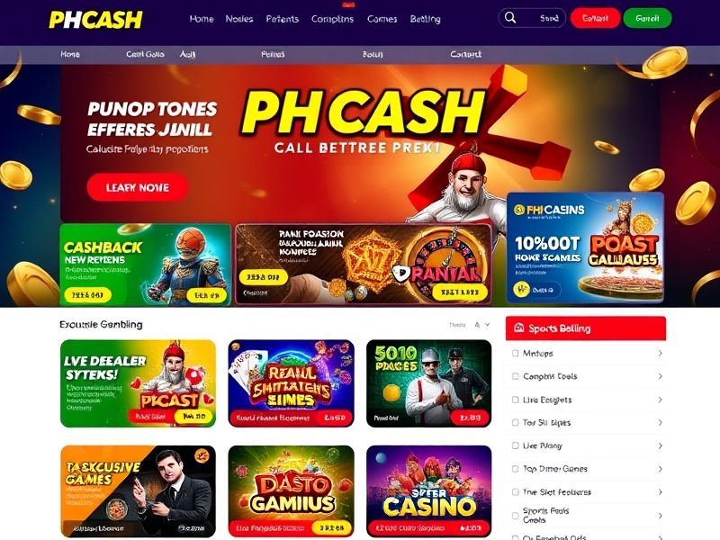 Welcome to phcash.com - the official site for exclusive online gambling experiences. Explore top casino games, sports betting, tournaments, and unlock exclusive bonuses in the Philippines.